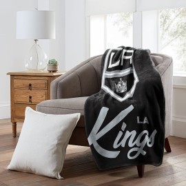 Northwest NHL Los Angeles Kings Unisex-Adult Raschel Throw Blanket, 50