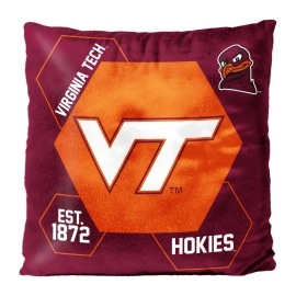 Virignia Tech OFFIcIAL NHL connector Double Sided Velvet Pillow 16 x 16(D0102HARZEW)