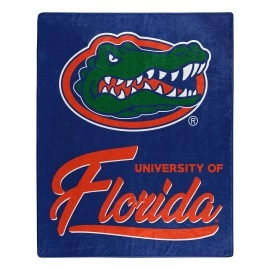 Northwest NCAA Florida Gators Unisex-Adult Raschel Throw Blanket, 50