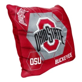 Ohio State OFFIcIAL NHL connector Double Sided Velvet Pillow 16 x 16(D0102HARZHU)