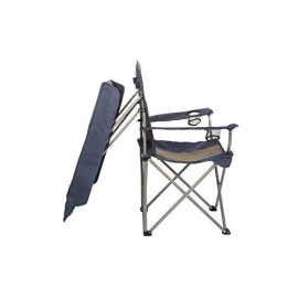 Kamp-Rite Chair with Shade Canopy, Blue/Tan, One Size (CC463)