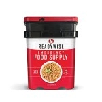 ReadyWise Emergency Food Supply, Freeze-Dried Survival-Food Disaster Kit for Hurricane Preparedness, Camping Food, Prepper Supplies, Emergency Supplies, Lunch and Dinner Bucket, 120 Servings