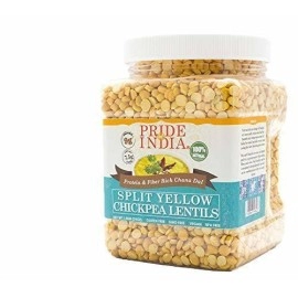 Pride Of India - Indian Split Yellow Chickpea Lentils - Protein & Fiber Rich Chana Dal(D0102Hp6Xku.)