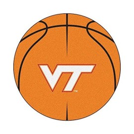 Fanmats Virginia Tech Hokies Basketball-Shaped Mat