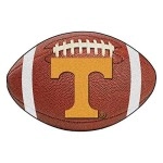 FANMATS - 4375 NCAA University of Tennessee Volunteers Nylon Face Football Rug 22