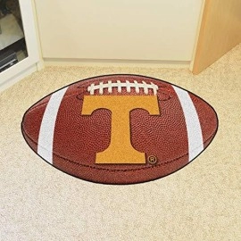 FANMATS - 4375 NCAA University of Tennessee Volunteers Nylon Face Football Rug 22