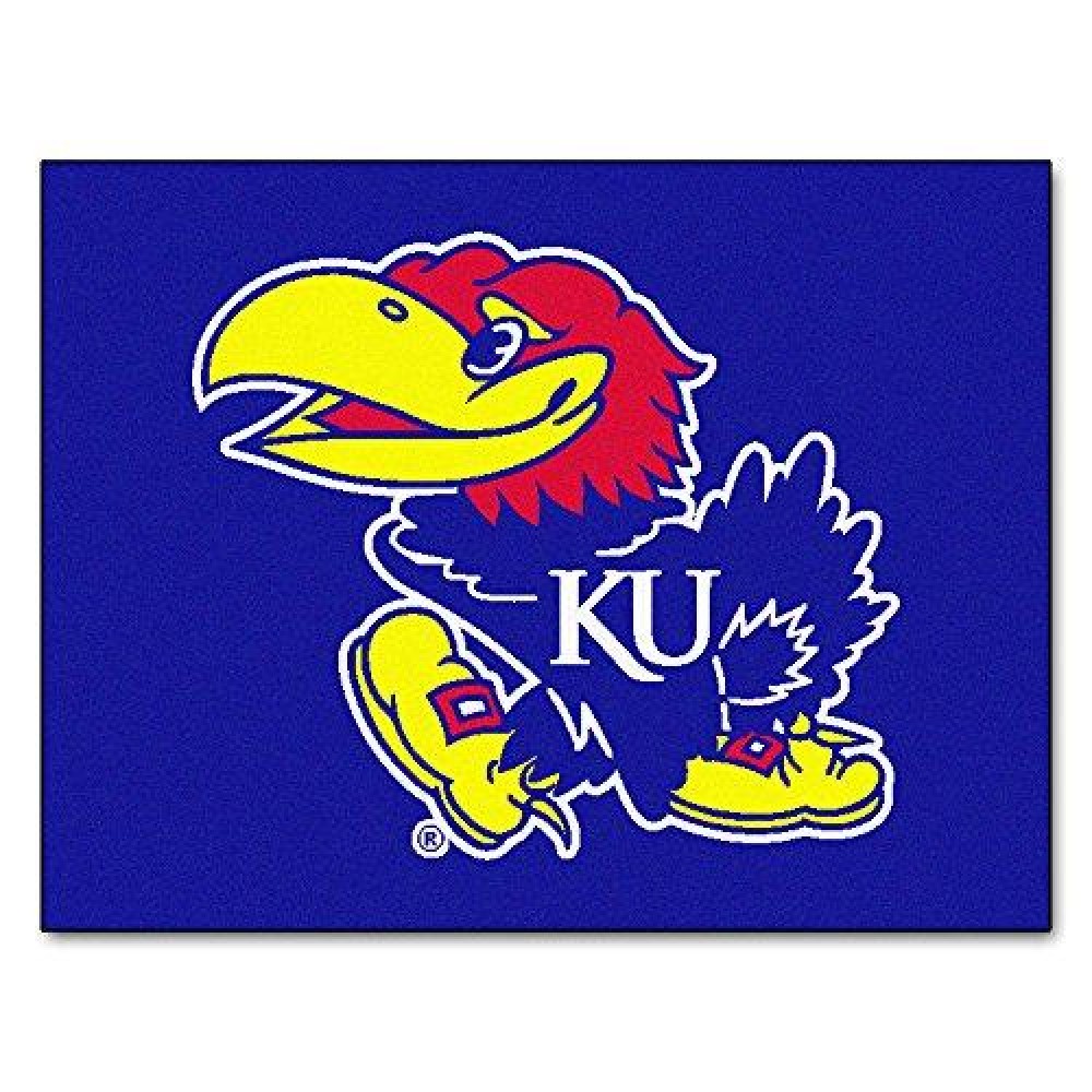 Fanmats 3604 University of Kansas Jayhawks Nylon All Star Rug