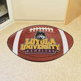 FANMATS 74 Loyola Chicago Ramblers Football Rug - 20.5in. x 32.5in. | Sports Fan Home Decor Rug and Tailgating Mat