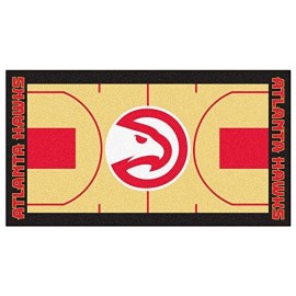 FANMATS NBA Atlanta Hawks Nylon Face NBA Court Runner-Large