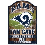 WinCraft NFL St. Louis Rams 06059010 Wood Sign, 11