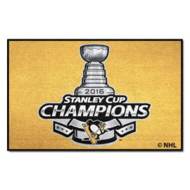 Pittsburgh Penguins 2016 NHL Stanley Cup Champions Starter Mat Accent Rug - 19in. x 30in.
