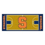 FANMATS Sports Team Logo Design Syracuse Basketball Court Runner 30