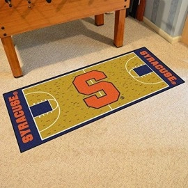 FANMATS Sports Team Logo Design Syracuse Basketball Court Runner 30