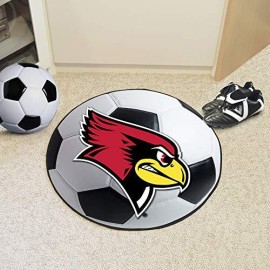 Fanmats 58 Illinois State University Redbirds Nylon Soccer Ball Rug