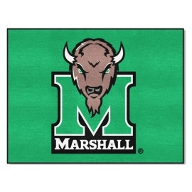 FANMATS 3914 Marshall Thundering Herd All-Star Rug - 34 in. x 42.5 in. Sports Fan Area Rug Home Decor Rug and Tailgating Mat