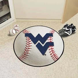 Fanmats 2459 West Virginia University Mountaineers Nylon Baseball Rug