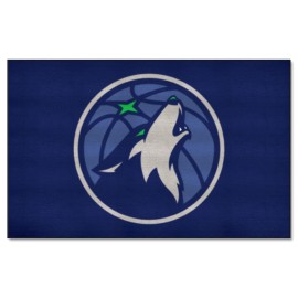 FANMATS 9332 Minnesota Timberwolves Ulti-Mat Rug - 5ft. x 8ft. Sports Fan Area Rug Home Decor Rug and Tailgating Mat