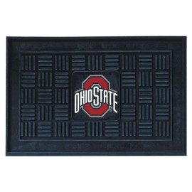 FANMATS Ohio State University 19.5 x 31.25 Non Skid Vinyl Sports Team Logo Medallion Door Mat