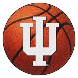 FANMATS - 1814 NCAA Indiana University Hoosiers Nylon Face Basketball Rug, 26