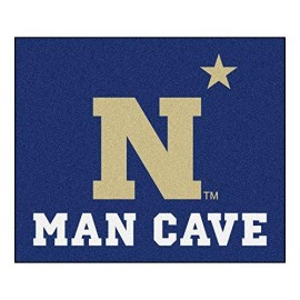 FANMATS 17343 U.S. Naval Academy Man Cave Tailgater Rug