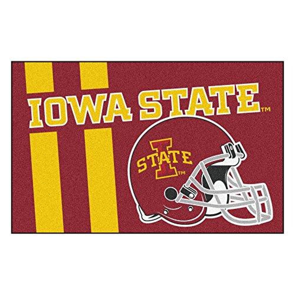 FANMATS 18745 Iowa State Uniform Inspired Starter Rug