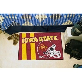 FANMATS 18745 Iowa State Uniform Inspired Starter Rug