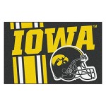 FANMATS 18746 Iowa Uniform Inspired Starter Rug, 19