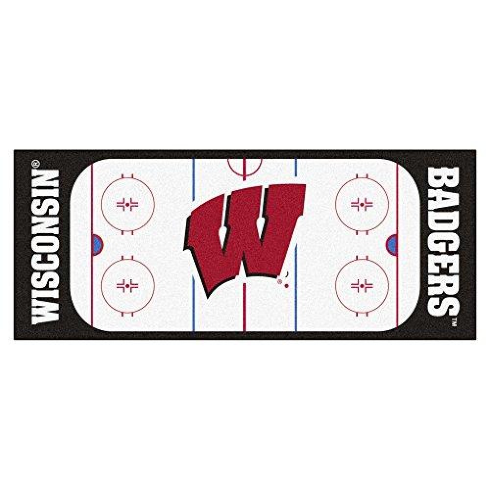 FANMATS 19562 Wisconsin Rink Runner, Team Color, 30