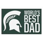 Fanmats, Michigan State University Starter Mat - World's Best Dad