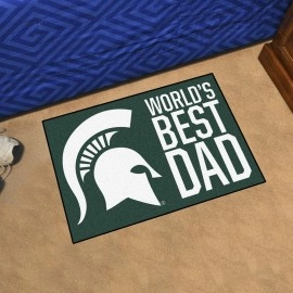 Fanmats, Michigan State University Starter Mat - World's Best Dad