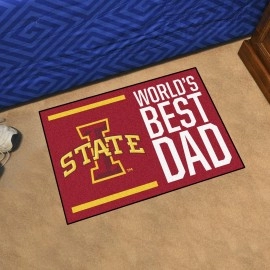 Fanmats, Iowa State University Starter Mat - World's Best Dad