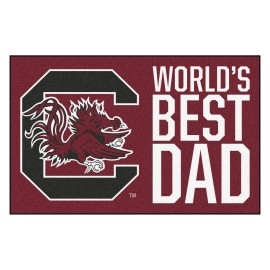 Fanmats, University of South Carolina Starter Mat - World's Best Dad