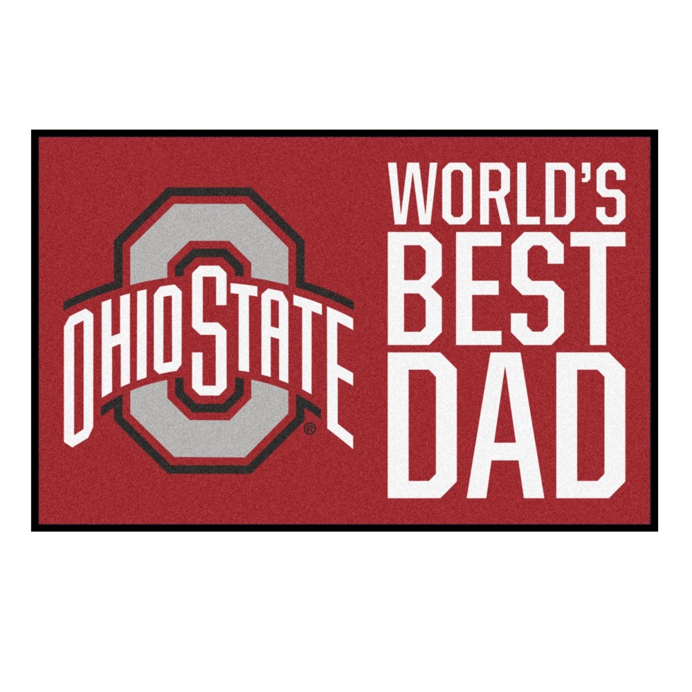 Fanmats, Ohio State University Starter Mat - World's Best Dad