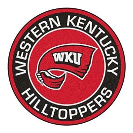 FANMATS NCAA Western Kentucky Hilltoppers Roundel Mat, Team Color, One Size