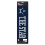 Fanmats, NFL - Dallas Cowboys Team Slogan Decal