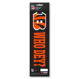 Fanmats, NFL - Cincinnati Bengals Team Slogan Decal