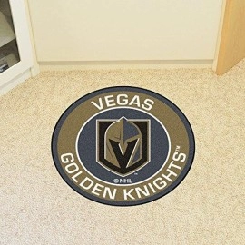NHL Vegas Golden Knights NHL-Vegas Knightsroundel Mat, Team Color, One Size