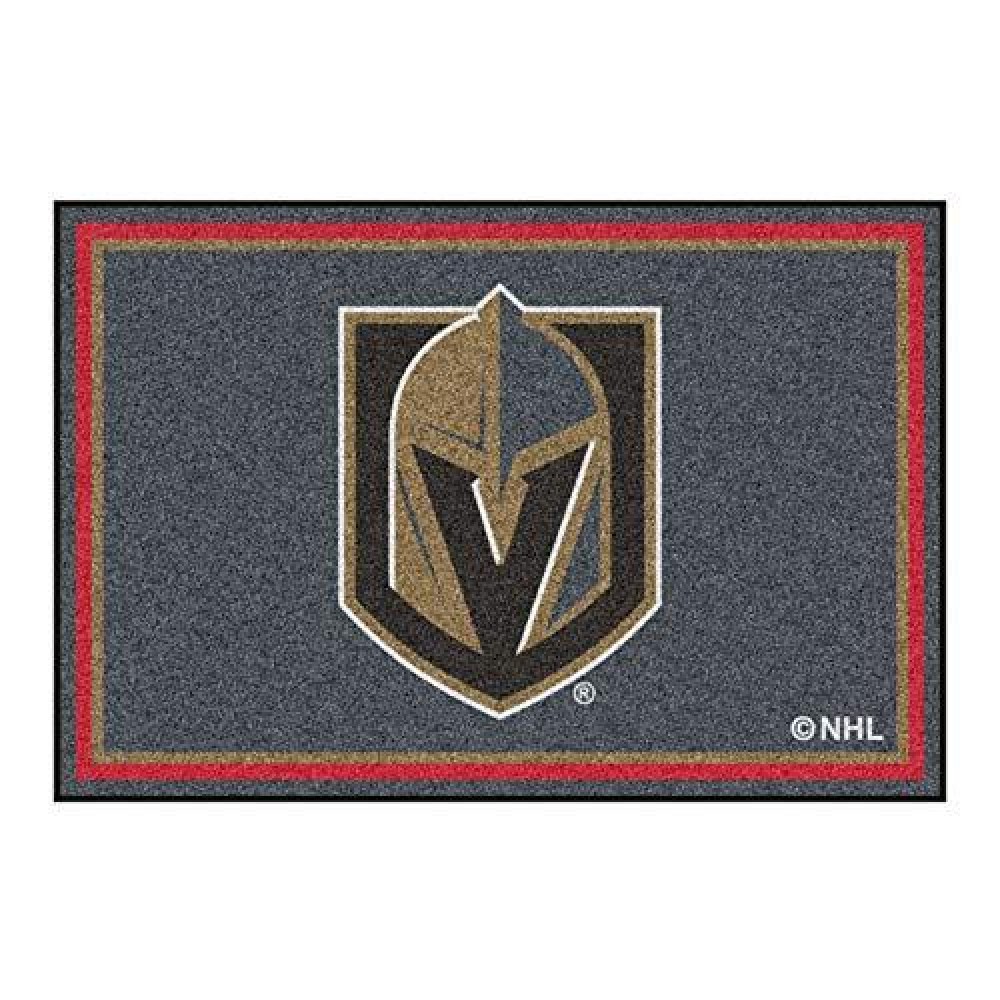 NHL Vegas Golden Knights NHL - Vegas Golden Knights5x8 Rug, Team Color, One Sized