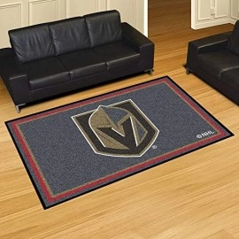 NHL Vegas Golden Knights NHL - Vegas Golden Knights5x8 Rug, Team Color, One Sized