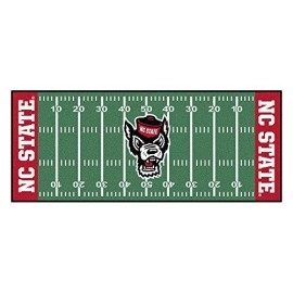 FANMATS NCAA North Carolina State Wolfpack Universityfootball Field Runner, Team Color, One Size