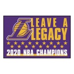 Los Angeles Lakers 2020 NBA Champions Starter Mat Accent Rug - 19in. x 30in.