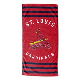 The Northwest company St. Louis cardinals 30 x 60 Striped Beach Towel