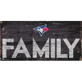 Fan Creations MLB Toronto Blue Jays Unisex Toronto Blue Jays Family Sign, Team Color, 6 x 12