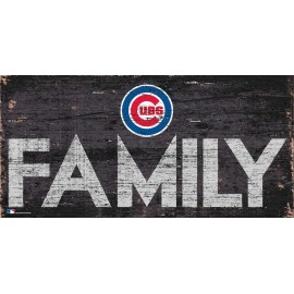 Fan Creations MLB Chicago Cubs Unisex Chicago Cubs Family Sign, Team Color, 6 x 12