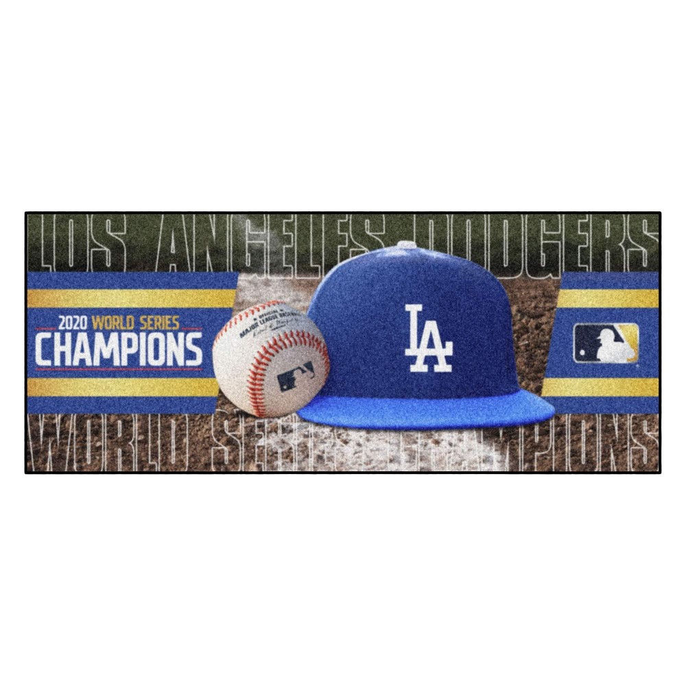 Los Angeles Dodgers 2020 World Series Champions Front Carpet Car Mat Set - 2 Pieces