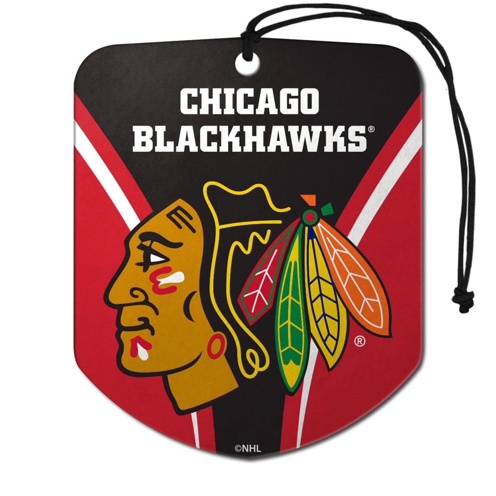 Fanmats, NHL - Chicago Blackhawks Air Freshener 2-pk