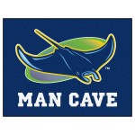 Tampa Bay Rays Man Cave All-Star Rug - 34 in. x 42.5 in. - Devil Ray Alternate Logo