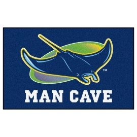 Tampa Bay Rays Man Cave Ulti-Mat Rug - 5ft. x 8ft. - Devil Ray Alternate Logo