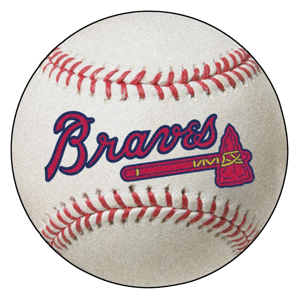 Fanmats, MLB - Atlanta Braves Baseball Mat