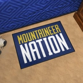 West Virginia University Starter Mat Accent Rug - 19in. x 30in. Slogan Starter Mat